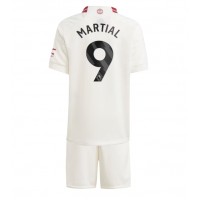 Billiga Manchester United Anthony Martial #9 Barnkläder Tredje fotbollskläder till baby 2023-24 Kortärmad (+ Korta byxor)
